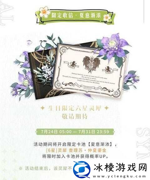 探索查理苏生日限定版：光与夜之恋昨日遗梦——玩转收信活动攻略介绍