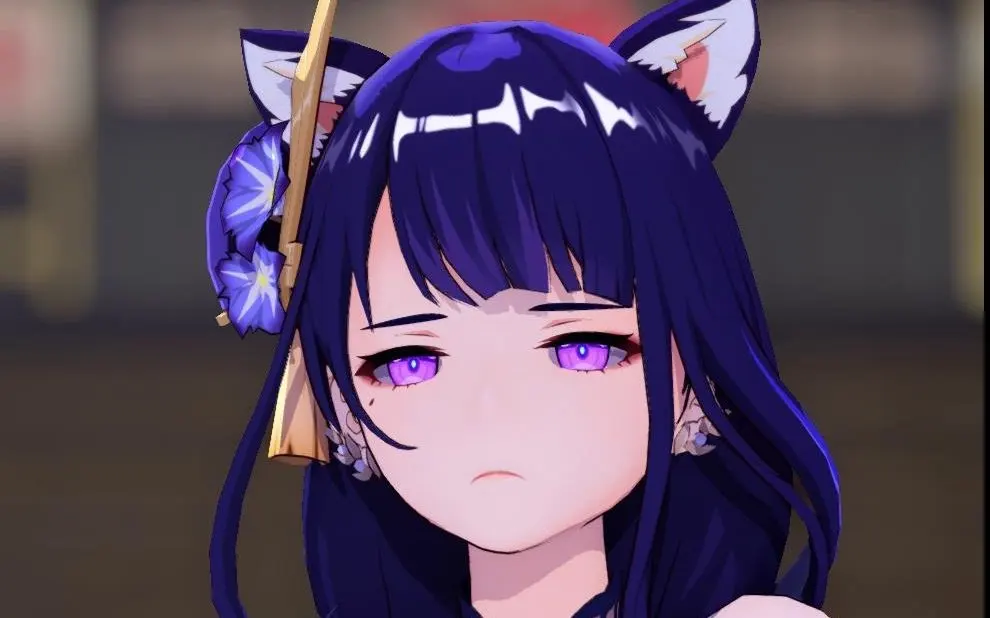 原神雷电将军没有小爱心图什么梗-雷神去掉所有服装不遮挡图片