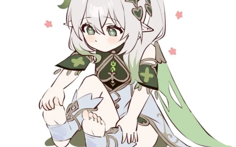 原神纳西妲けん腿法娴熟故事-纳西妲的小脚丫子漫画