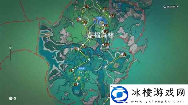 原神赐福森林欢声之羽位置一览