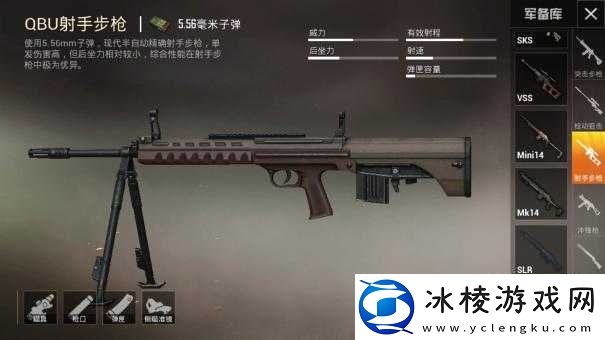 绝地求生游戏中的QBU图鉴与吃鸡中的QBU88伤害属性深度解析