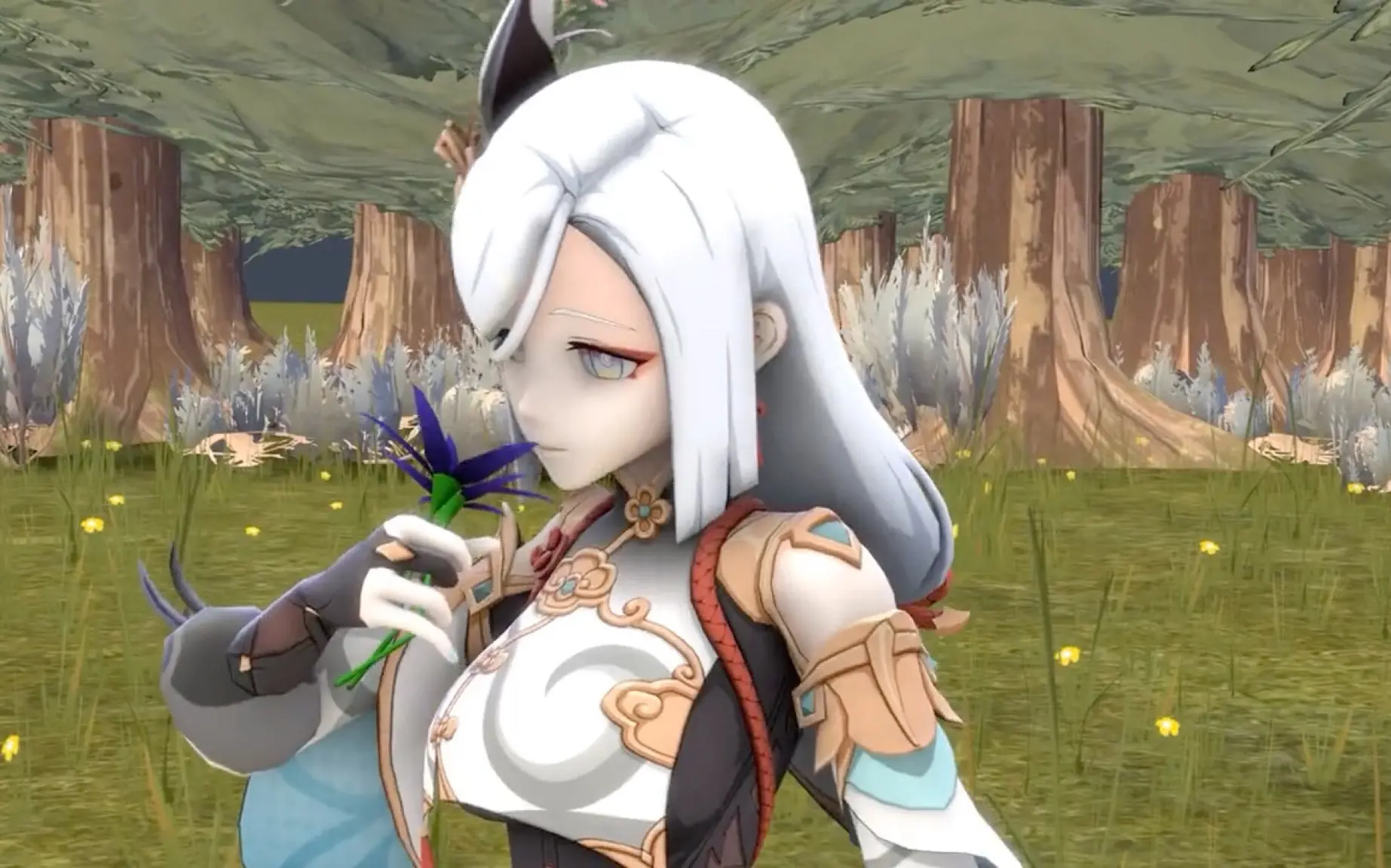 原神申鹤在森林吃毒花放屁视频动画-申鹤吃坏肚子啥梗