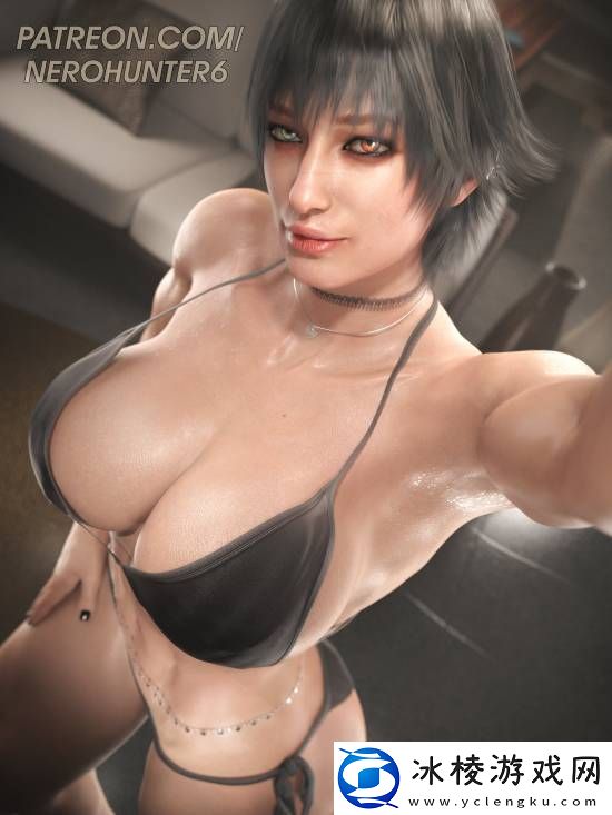 3D艺术家诠释泳衣蒂法