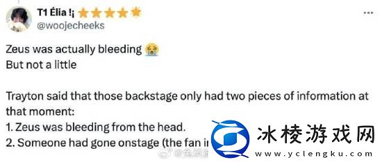 LOLS赛Zeus捧杯被奖杯砸头