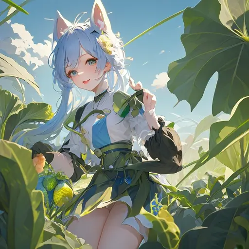 原神甘雨拔萝卜图片高清-甘雨拔萝卜的奇妙日记