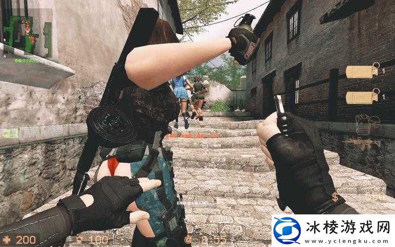 老外玩-CSGO-的妹子：游戏中的别样风采