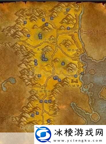 探索魔兽世界贫瘠之地-矿点分布全解析