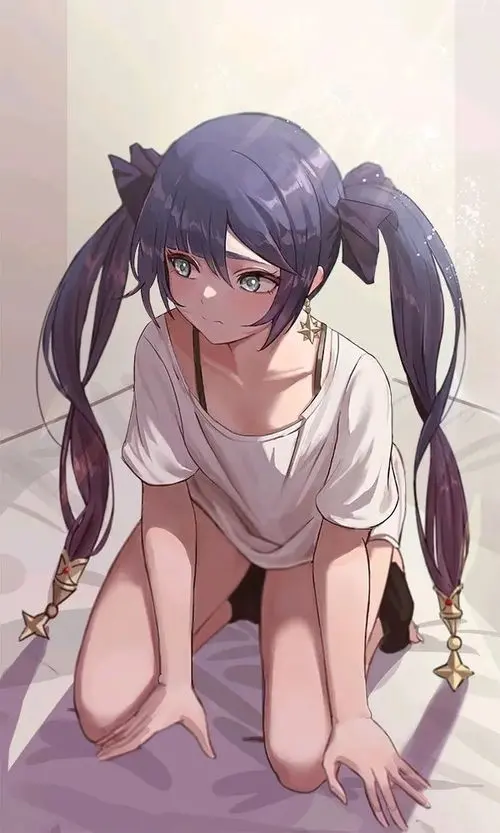 原神胡桃流眼泪翻白眼流口水的表情图片