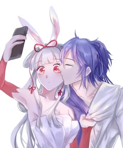 王者荣耀cp李信与公孙离的定格瞬间-两人一起合照的故事