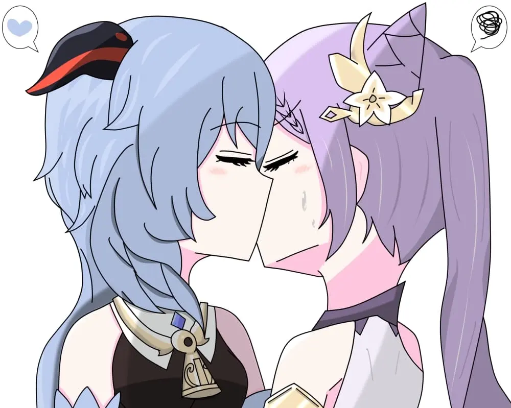 甘雨和刻晴接吻-哭着让刻晴停下来说不能再抄了啥梗