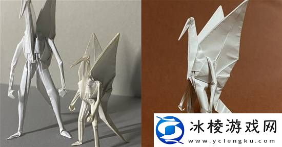 日本折纸仙人折出“鹤星人”-网友：以后你捐这个