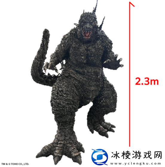 哥斯拉70岁生日！官方公布2.3米巨大雕像
