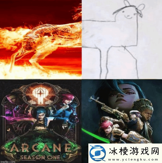 虎头蛇尾!外博主做梗图吐槽双城之战第二季结局