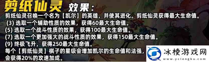 金铲铲之战S11剪纸仙灵羁绊推荐