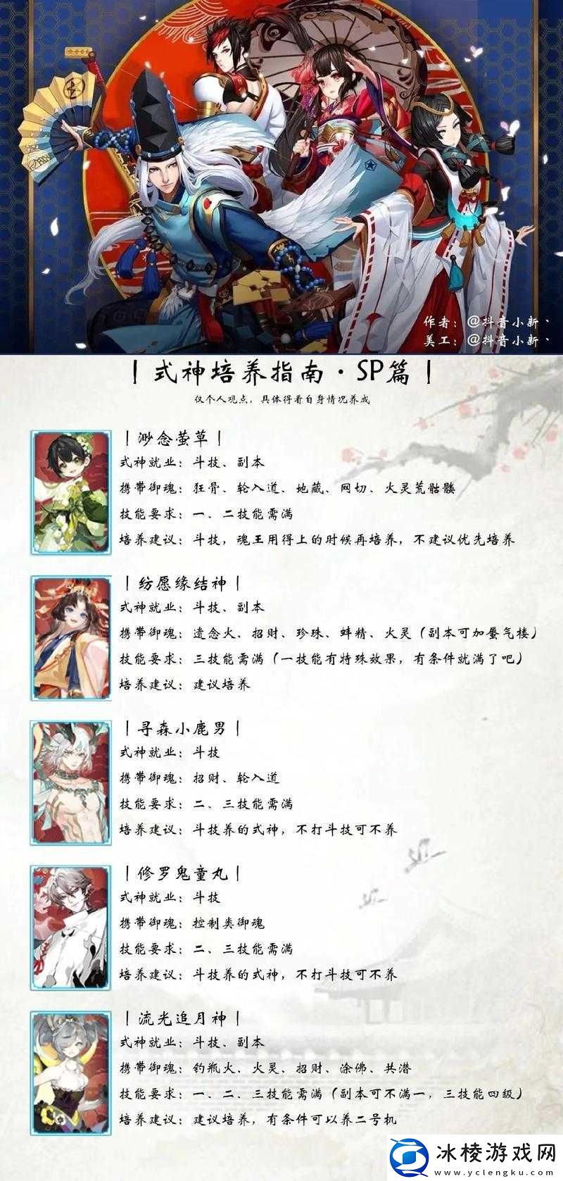 阴阳师-6-星式神培养攻略及所需时间分析