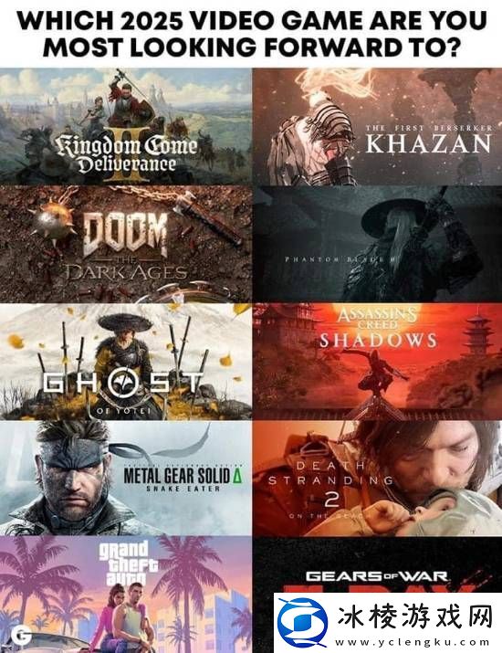 2025年大作超多!你最期待哪部游戏作品问世