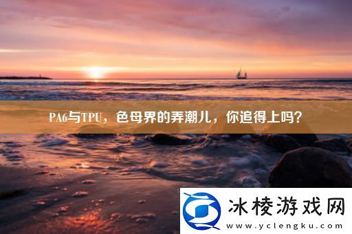 PA6与TPU-色母界的弄潮儿-你追得上吗