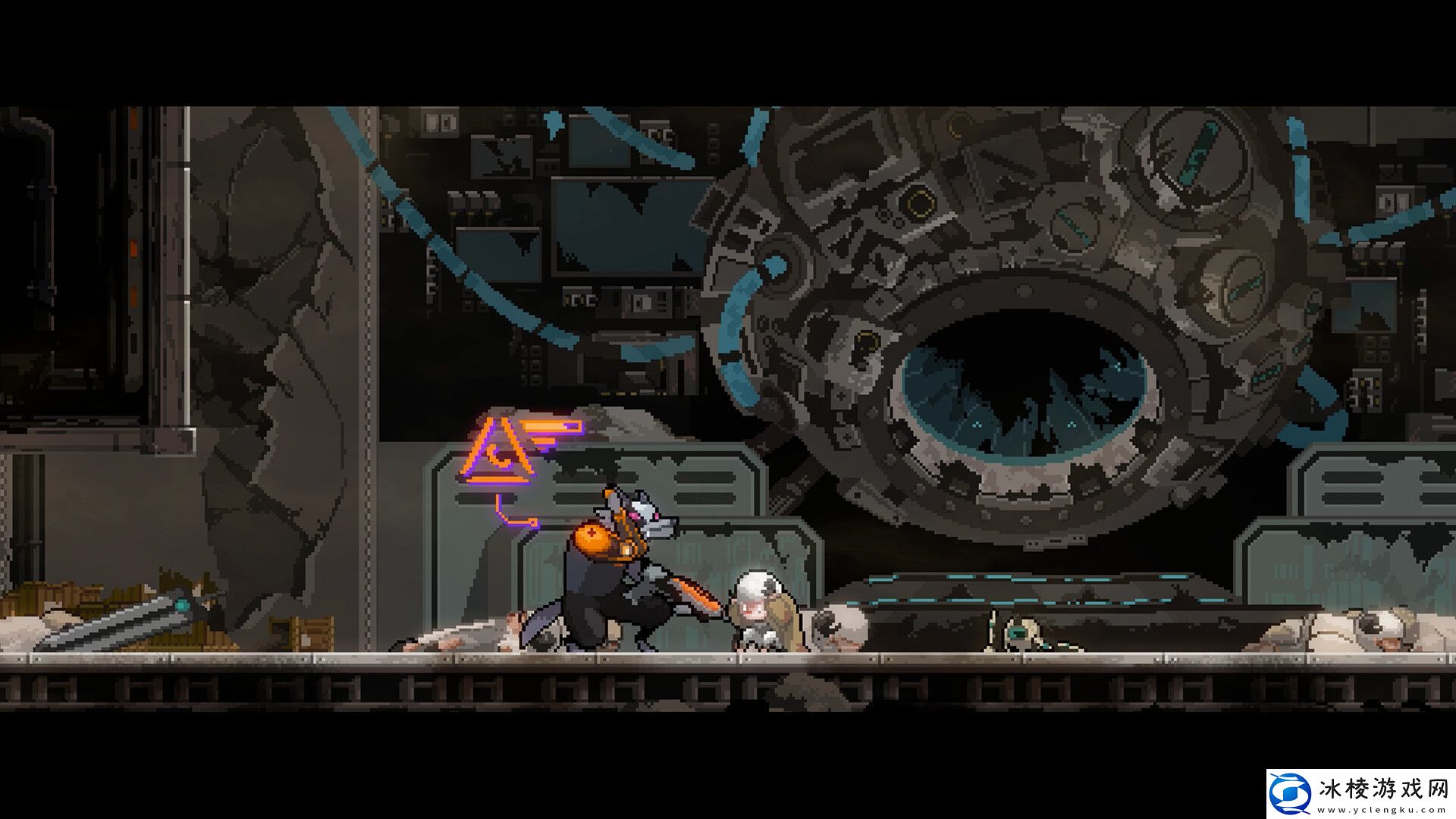 赛博朋克像素风肉鸽动作游戏独自屹立现已推出试玩Demo