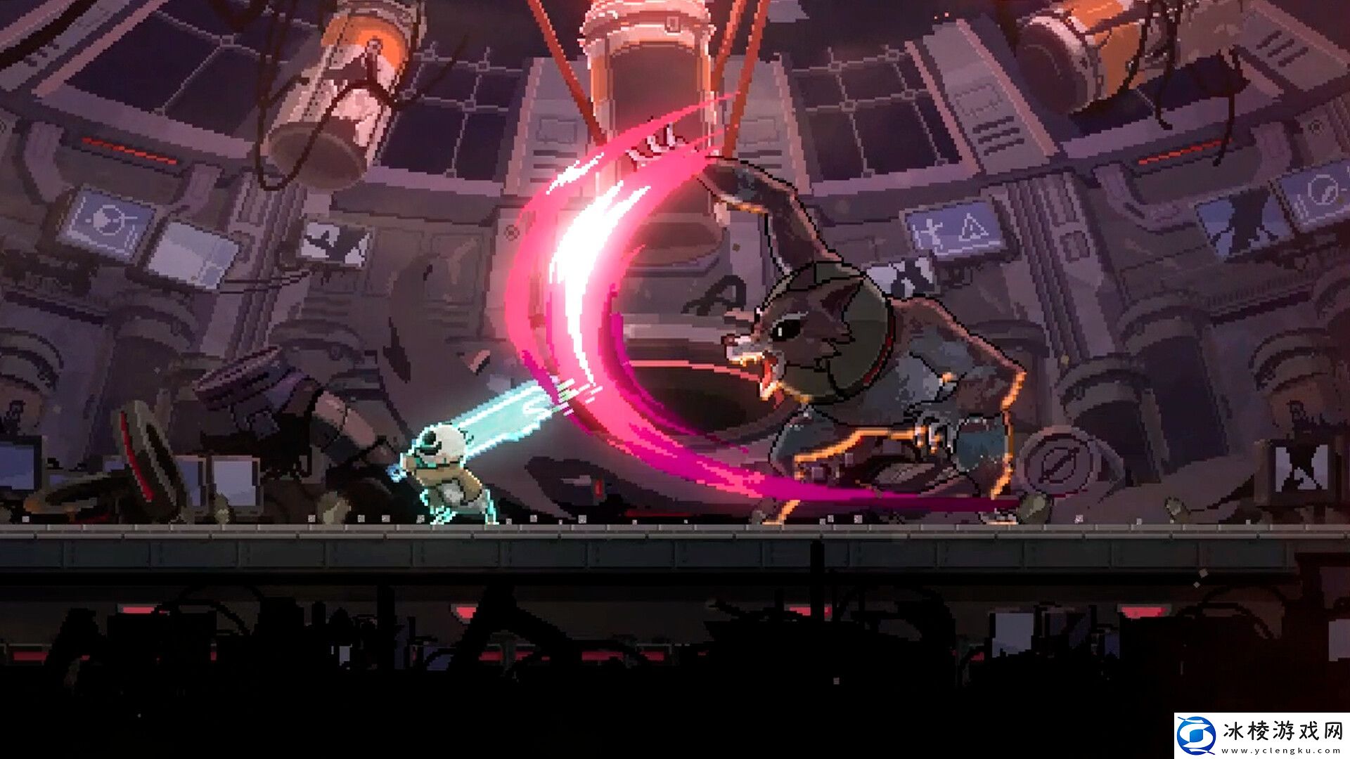 赛博朋克像素风肉鸽动作游戏独自屹立现已推出试玩Demo