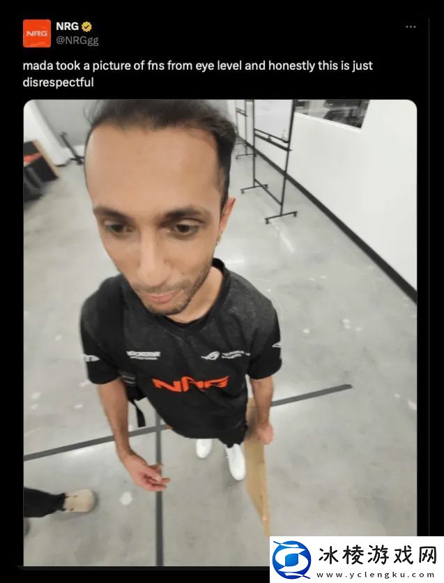 NRG官方晒FNS搞图：mada从眼睛的高度拍了一张FNS的照片