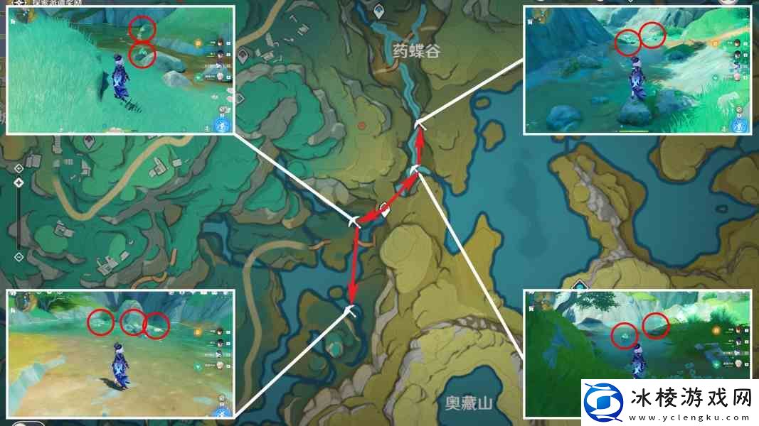 原神清水玉分布图