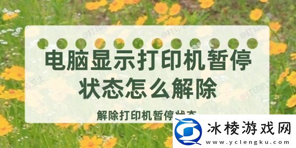 电脑显示打印机暂停状态怎么解除-解除打印机暂停状态