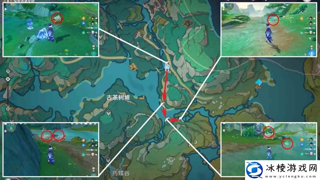 原神清水玉分布图