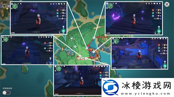 原神晶蝶分布图