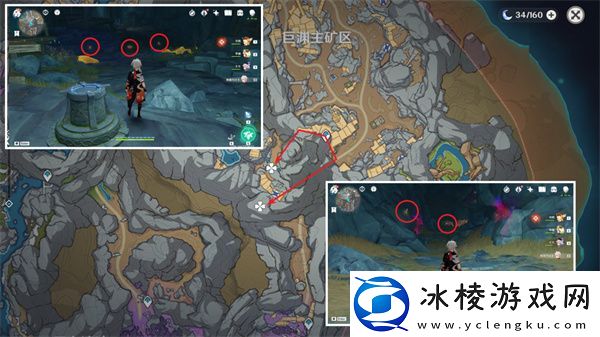 原神晶蝶分布图