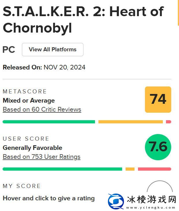 潜行者2评分风波