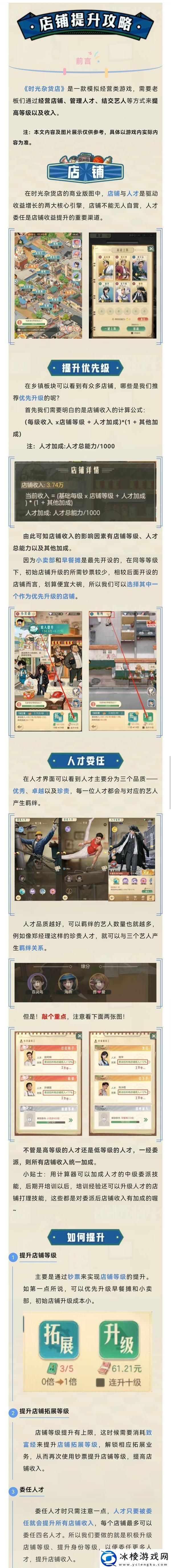 时光杂货店店铺提升攻略！