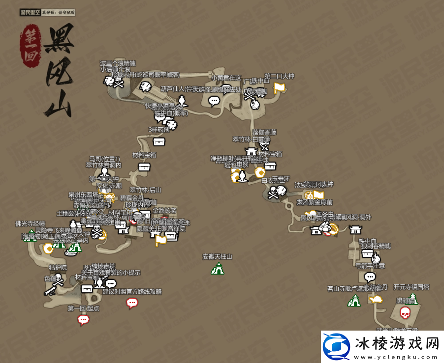 黑神话悟空新地图总汇