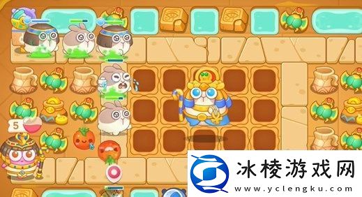 保卫萝卜4法老归来第46关通关详解