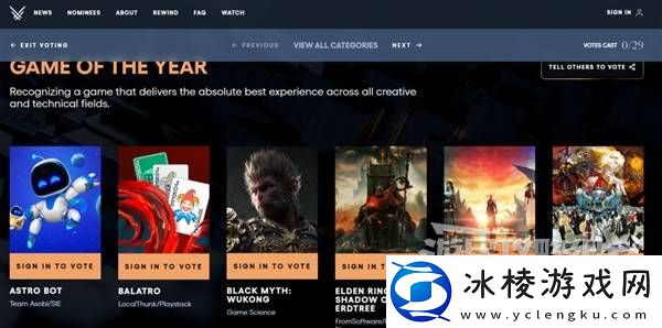 TGA玩家之声投票教程-2024TAG年度提名游戏攻略整理