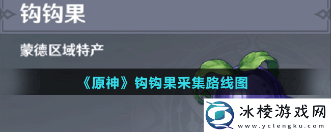 钩钩果采集路线图：合理利用游戏中的机制