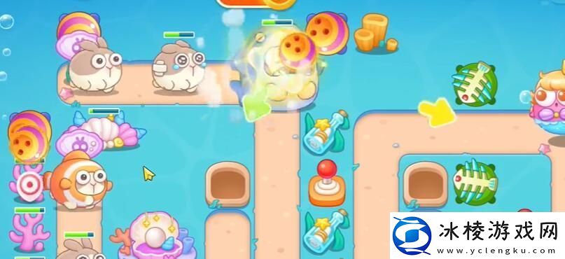 保卫萝卜4海的闺女第14关怎么过海的闺女第14关攻略