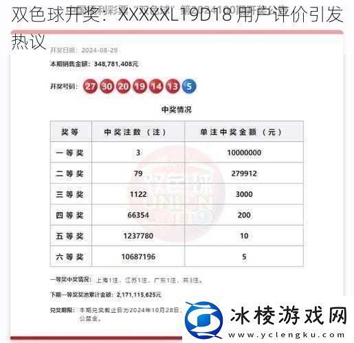 双色球开奖：XXXXXL19D18用户评价引发热议!
