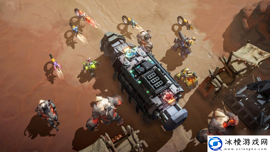 科幻废土风大型多人PVP战争游戏无烬战争Steam页面开放