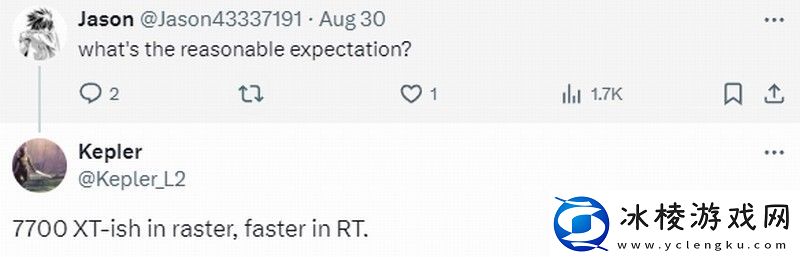 曝PS5Pro性能接近7700XT显卡但光追性能略快