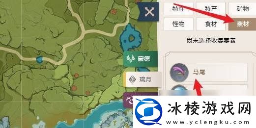 原神马尾在哪采集