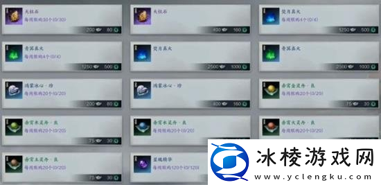 诛仙世界都有什么类型的商店