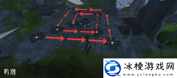 鸣潮荒弃岩壁上方锚点解谜攻略