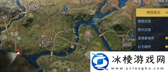 黎明觉醒藏宝图堵车位置怎么找