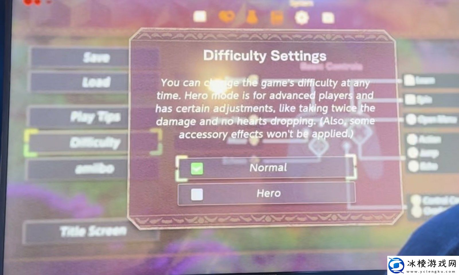 塞尔达传说：智慧的再现有英雄难度选项：敌人伤害翻倍