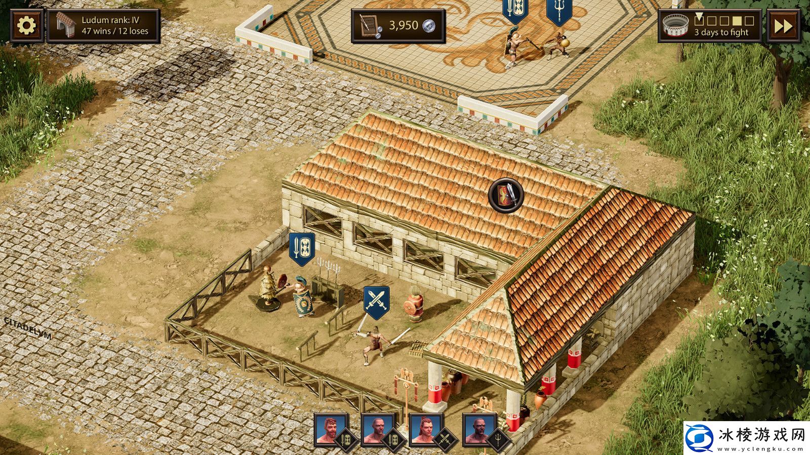 角斗士管理模拟游戏GladiatorsofCitadelumSteam页面上线支持简体中文