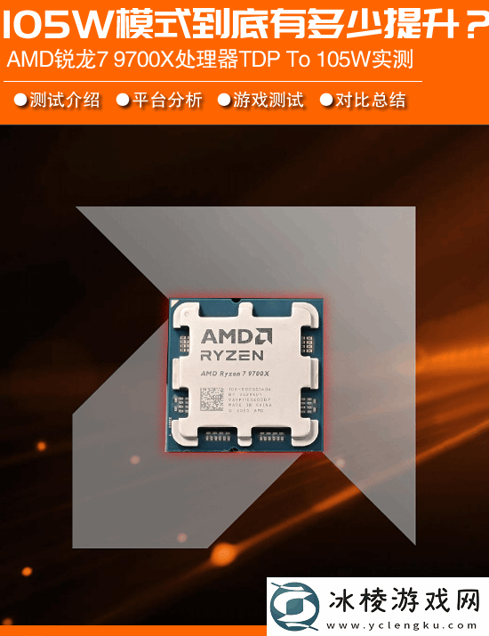 一键解锁功率-提升15%性能：AMD锐龙7-9700X处理器105W模式实测