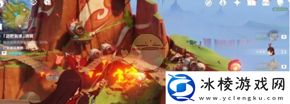 原神游靶气球花羽隐藏成就挑战详细攻略指南