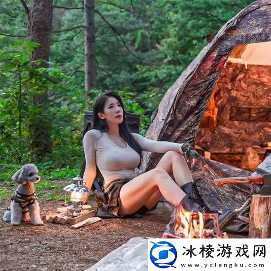 管你这那：摆拍但是好看-携狗野营的韩国主播Kirin