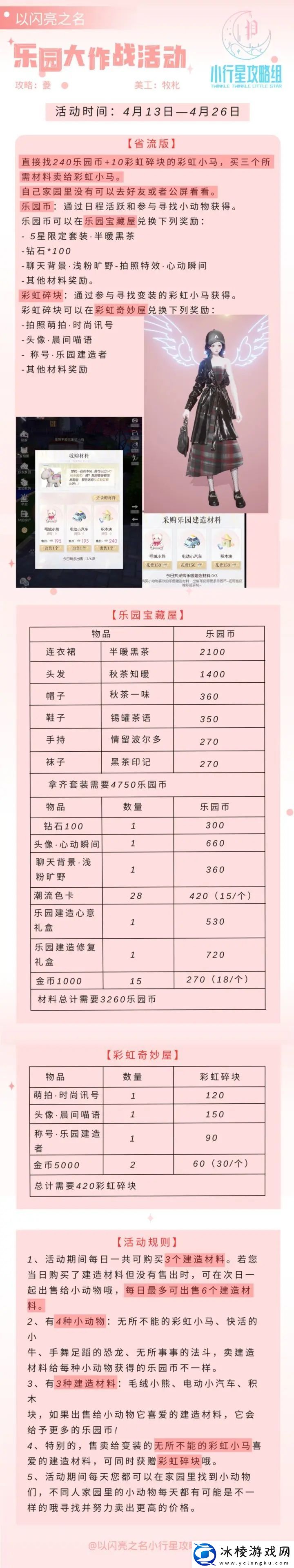 以闪亮之名乐园大作战免活攻略详解