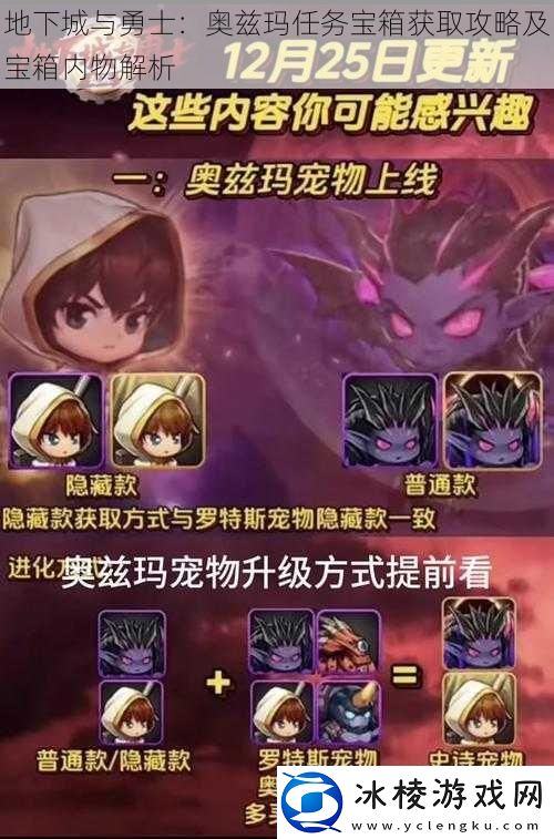 地下城与勇士：奥兹玛任务宝箱获取攻略及宝箱内物解析